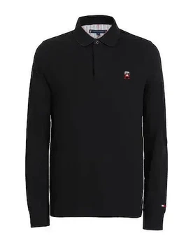 Поло чоловіче з довгим рукавом Interlock TOMMY HILFIGER TH-logo TH-15828BL 3XL