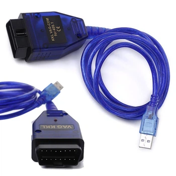 Автомобильный диагностический сканер VAG-COM 409.1 (KKL) (чип FTDI) K-Line адаптер для диагностики VAG и других авто