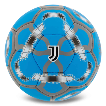 М'яч футбольний №5 PU Гриппі пошитий вручну BALLONSTAR JUVENTUS FB-5194_Блакитний