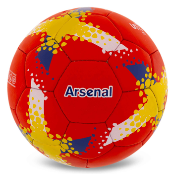 Мяч футбольный №5 PU Гриппи сшит вручную BALLONSTAR ARSENAL FB-0047-835