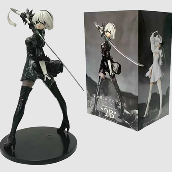 Аніме фігурка 2B | Nier: Automata / Yorha No.2 Type B | Premium Ver. | колекційна статуетка 18.5 см | PVC | з мечем Bandai (GS898)