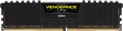 Оперативна пам'ять Corsair DDR4-3200 8192MB PC4-25600 Vengeance LPX Black (CMK8GX4M1Z3200C16)
