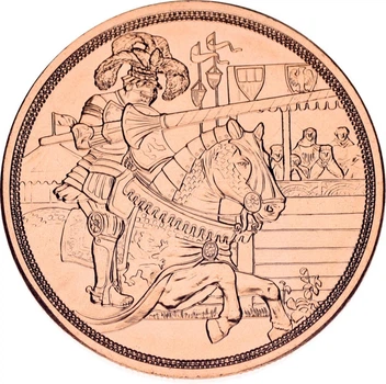 Монета Австрия 10 евро 2019 Рыцарство Рыцарь на коне (лошади) UNC