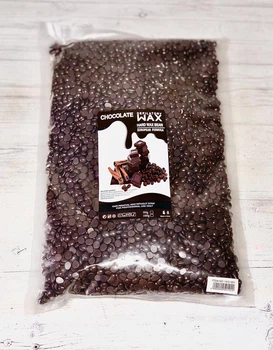 Воск горячий в гранулах Hard Wax Beans European Formula Chocolate 1000 г (Шоколад)