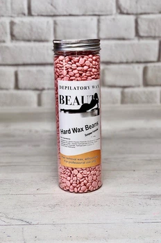 Воск горячий в гранулах Hard Wax Beans European Formula 400 гр (Розовый)