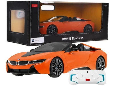 Машинка Rastar BMW i8 Roadster на радиоуправлении 1:12 оранжевый