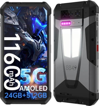 Unihertz 8849 TANK 4 5G 12/512GB Black NIGHT VISION + ПРОЖЕКТОР + ПРОЕКТОР ( Global Version )