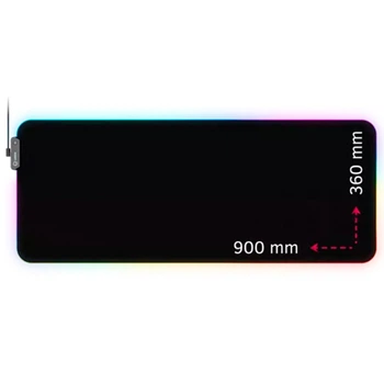 Коврик для миші LORGAR Steller 919 RGB USB Gaming 900х360 мм (LRG-GMP919)