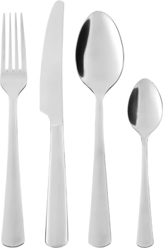 Zestaw sztućców Ikea Sedlig ze stali nierdzewnej 24 elementy Srebrzysty (401.553.11)