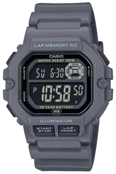 Годинник спортивний Casio WS-1400H-8B sport illuminator lap memory 10ATM