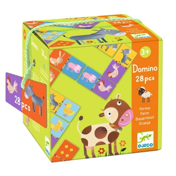 Игра детское домино DJECO Ферма 08158