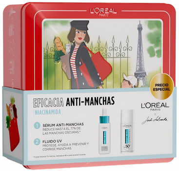 Набір для догляду за обличчям L'Oreal Paris Bright Reveal Сироватка 30 мл + Флюїд 50 мл (8445098479482)