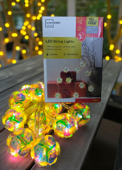 Світлодіодна гірлянда LIVARNO LED String Lights з голографічним ефектом мерехтіння (7902)