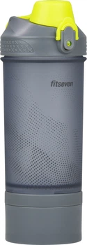 Шейкер для спортивного харчування Uzspace Fitseven Infinity 500 мл Сіро-жовтий (6955482313336)