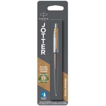Ручка шариковая Parker JOTTER Grey Lacquer GT Золотистый 14 236