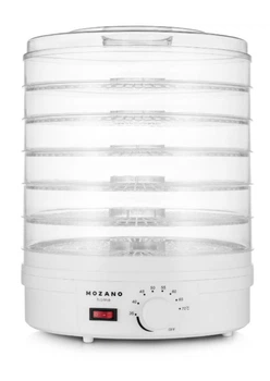 Сушарка, дегідратор Mozano Food Dehydrator 500 Вт White (Польща)