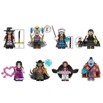 Набор человечки мини фигурки для конструктора Ван Пис One Piece 8 штук (878)