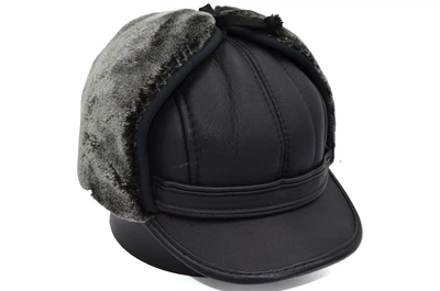Утеплена шапка вушанка Zin Wang Zu 56-60 см з хутряною підкладкою (Z 0519-360)
