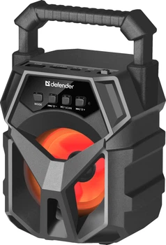 Портативна колонка Defender G98 5W LED bluetooth Black (4714033650984)