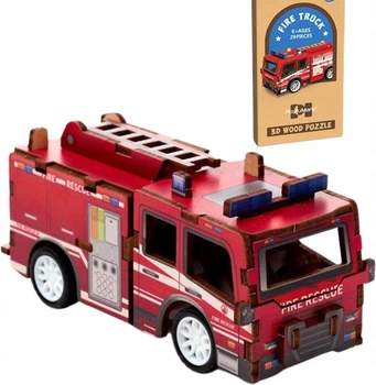 Деревянная игрушка Пазлы 3D, машина, от 19 деталей 68031 Home