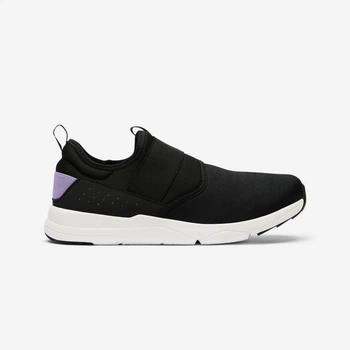 Женские кроссовки NEWFEEL PW 160 Slip-on для спортивной ходьбы черные EU38