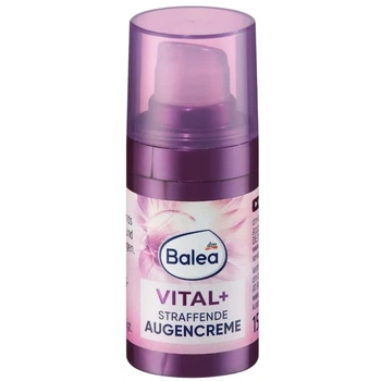 Зміцнюючий антивіковий крем для шкіри навколо очей Balea Augencreme Vital+ straffend для зрілої шкіри, 15 мл