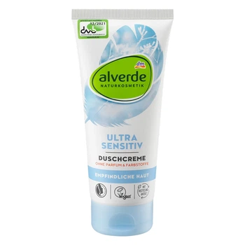 Крем гель для душа для очень чувствительной кожи Alverde NATURKOSMETIK Ultra Sensitive, 200 мл