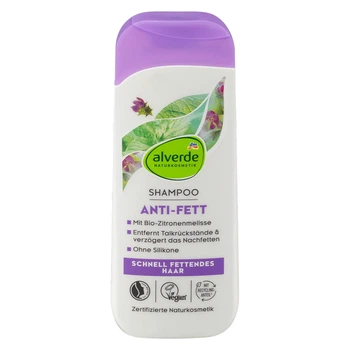 Натуральный шампунь Alverde Naturkosmetik для жирной кожи головы и волос 200 мл