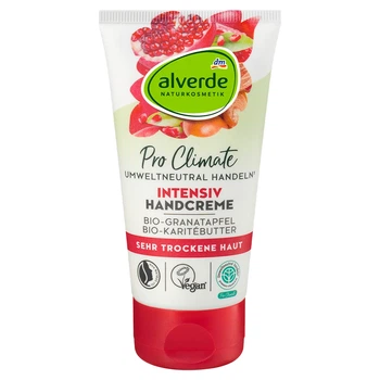 Крем для рук Alverde NATURKOSMETIK Pro Climate интенсивный с органическим гранатом, 75 м