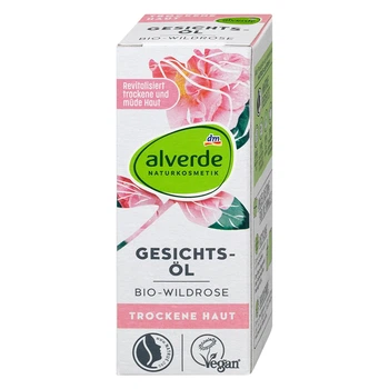 Масло для лица Alverde NATURKOSMETIK с органическим шиповником, 15 мл
