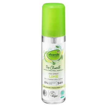 Дезодорант-спрей Alverde NATURKOSMETIK Pro Climate Lime с органическим лаймом и органическим шалфеем, 75 мл