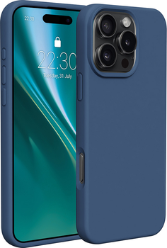Панель Etteri Silicone Case  для Apple iPhone 16 Pro Dark Blue (5906961951441)