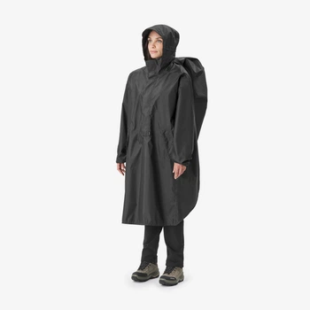 Дощовик-пончо для походів MT500 60 л чорний - L/XL
