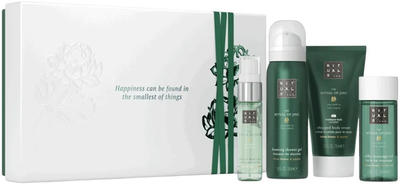 Zestaw Rituals The Ritual of Jing Small 2025 Żel-pianka pod prysznic 50 ml + Nocna mgiełka do poduszki i ciała 20 ml + Olejek do masażu 50 ml + Krem do ciała 70 ml (8719134201574)