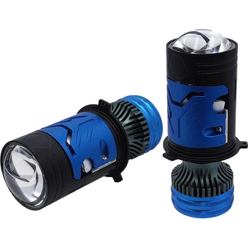 Светодиодные мини-линзы Bi-LED Sanvi G2 H4 6000k 70w 12v