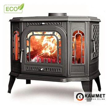 Піч камін чугунний KAWMET P7 (10.5 kW) PB ECO дверцята з правого боку