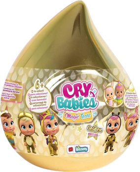 Lalka-niespodzianka TM Toys Cry Babies Magiczne Łzy Złoto (8421134093348)