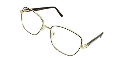 Женские очки для зрения Elegant 1009 в металлической оправе диоптрия +4.5