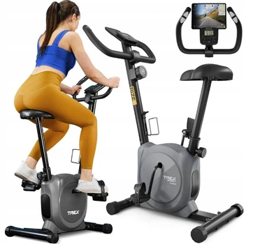 Велотренажер для дома Trex Sport TX-350MB RIZE до 120 кг с системой магнитного сопротивления Серый