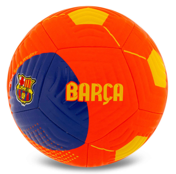 Мяч футбольный №5 PU ламинированный гибридная сшивка HYBRID BALLONSTAR BARCELONA FB-7946 Красный-синий