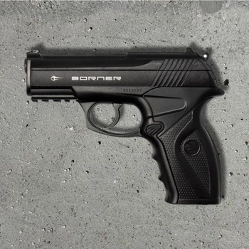 Пневматичний пістолет Borner C11 (Beretta C11, полімер) — CO₂, калібр 4.5 мм, швидкість 120 м/с