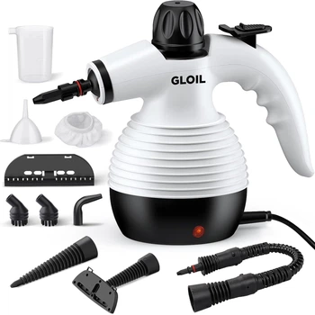 Портативный многофункциональный пароочиститель GLOIL с 10 насадками