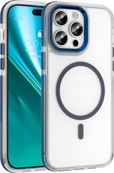 Etui plecki Etteri Icy Mag do Apple iPhone 14 Pro Blue/Transparent (5907504560489)