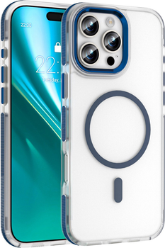 Etui plecki Etteri Icy Mag do Apple iPhone 16 Pro Blue/Transparent (5907504560557)