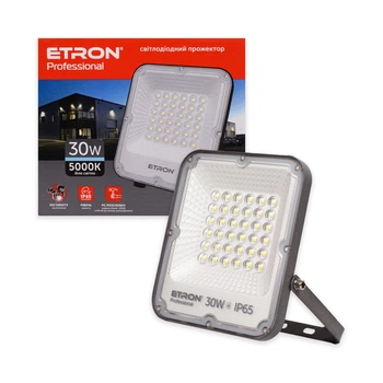 Светодиодный прожектор ETRON Professional 30W 5000К IP65