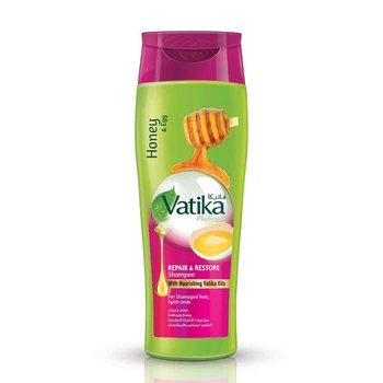 Шампунь для посеченных волос Мед и Яичный протеин Dabur Vatika Honey&Egg Shampoo 200 мл