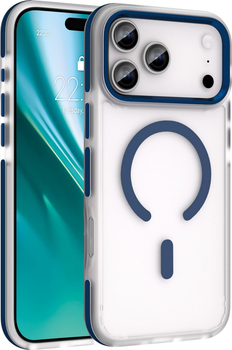 Etui plecki Etteri Icy Mag do Apple iPhone 17 Pro Blue/Transparent (5907504560656)