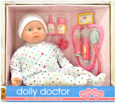 Пупс Dolls World Доктор 46 см 60340 (5018621603406)