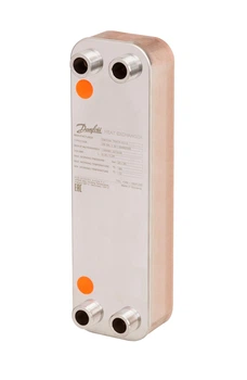 Мікропластинчастий теплообмінник, DANFOSS XB06L-1 пластин: 10 (art.004B2025)