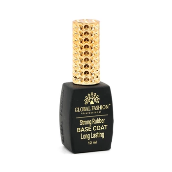 Каучукова база для гель лаку Global Fashion Strong long lasting base coat 12 мл